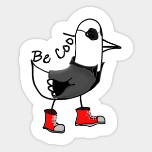 Coolest chicken in the world! - Light Sticker